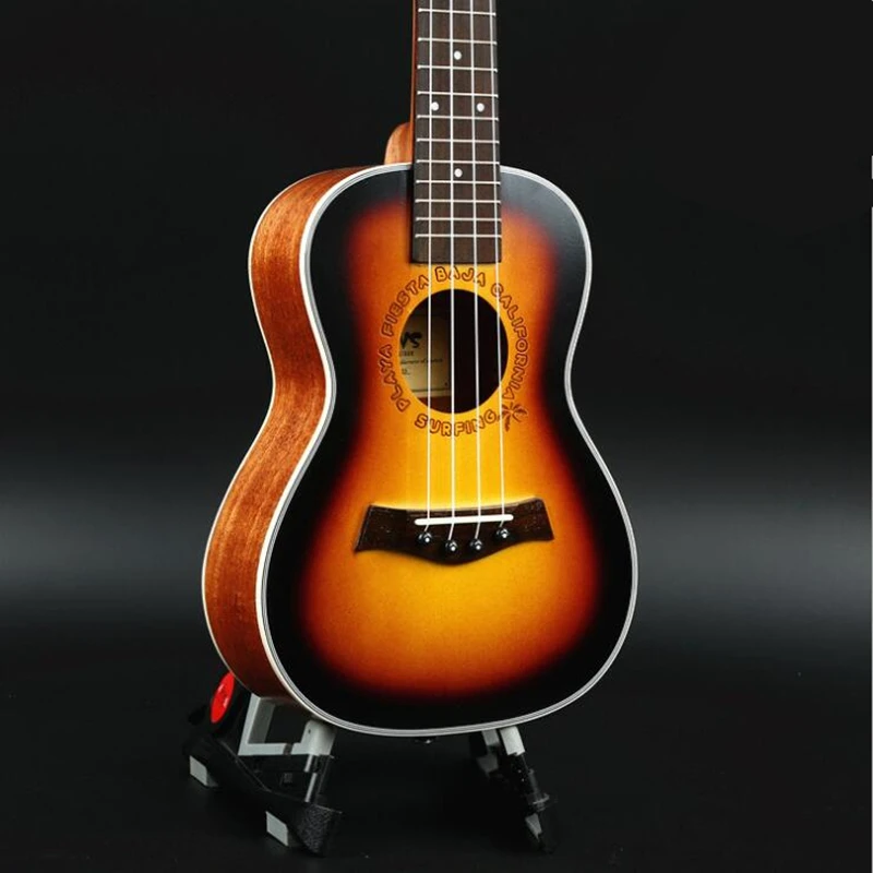 Yichi 23 &quot26&quot Концерт Sapele палисандр гриф Гавайские гитары укулеле четыре строки из