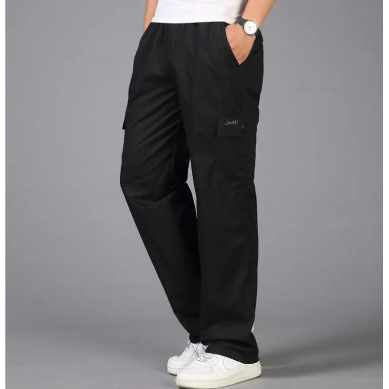 Новое поступление, мужские повседневные штаны, комбинезоны, свободные брюки-карго, мужские брюки, большие размеры L-6XL от AliExpress WW