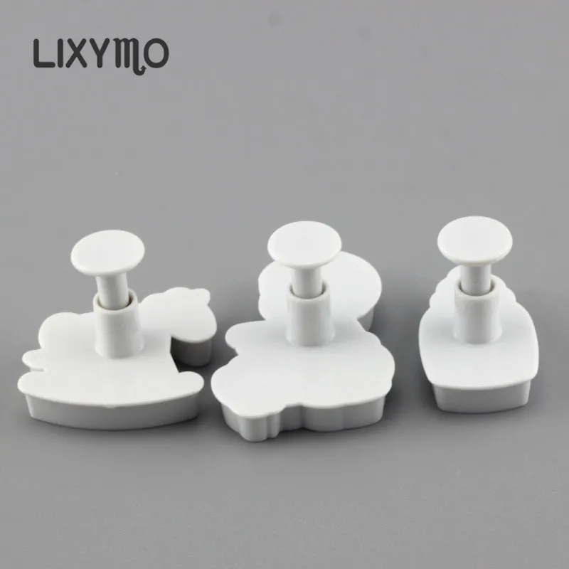 LIXYMO 3 шт. формы для мягкой карамели детские качающиеся лошади сменный картридж