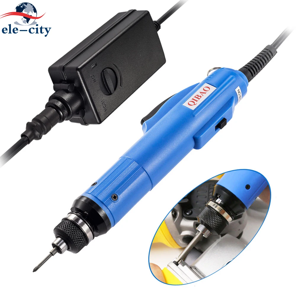 POL800T Multifunctional Automatic Stop Electric-Screwdriver With 2 Bits with US Plug Power Adapter with power supply electric