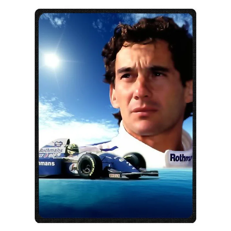 Ayrton Сенна да Силва пледы одеяла Индивидуальные одеяло Манта Коралловое