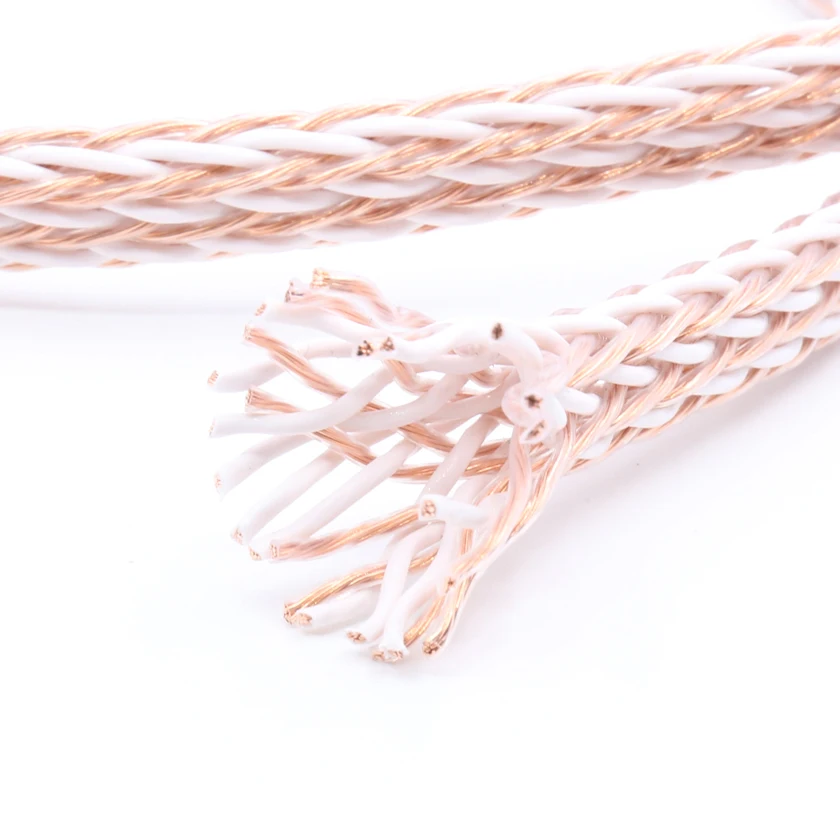 

Hifi 12TC Twist Cable OCC Speaker Cable HIFI Audio loudspeaker Wire Cord DIY 24 Strands