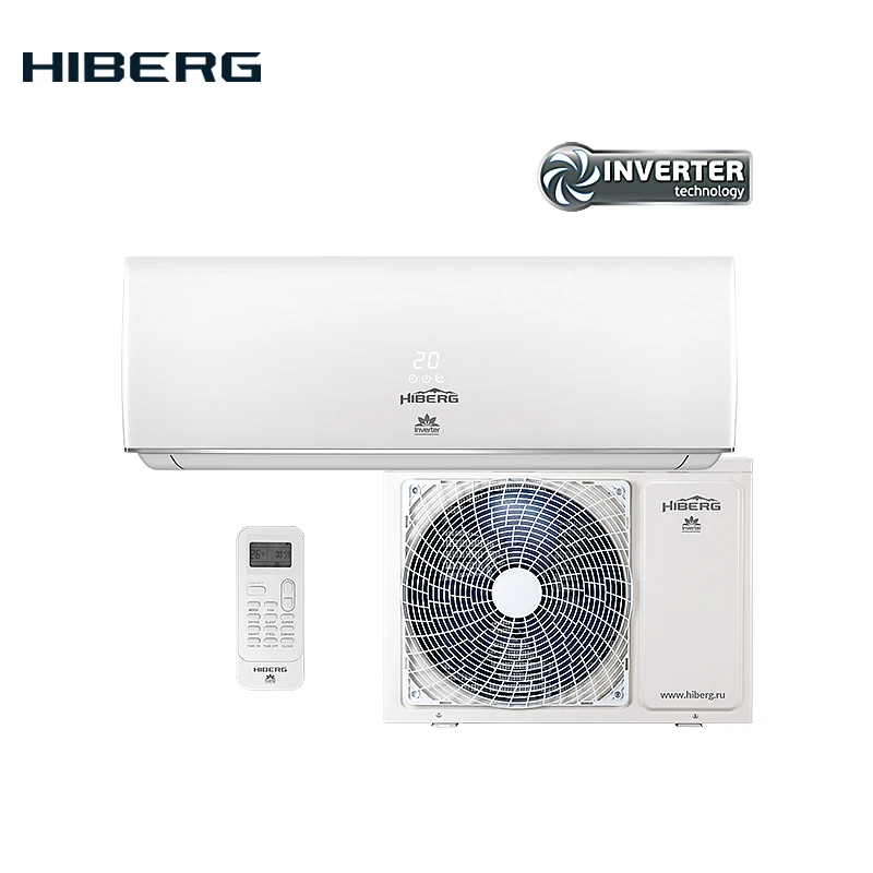 Инверторная Сплит система HIBERG AC 12 Elite A класс 4D распределение воздушных потоков