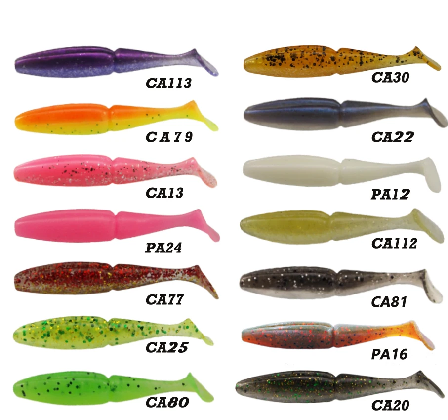 2018 новая Рыболовная Приманка Мягкая приманка 12 шт. 50 мм/1 2 г Esfishing легко Shiner Shad