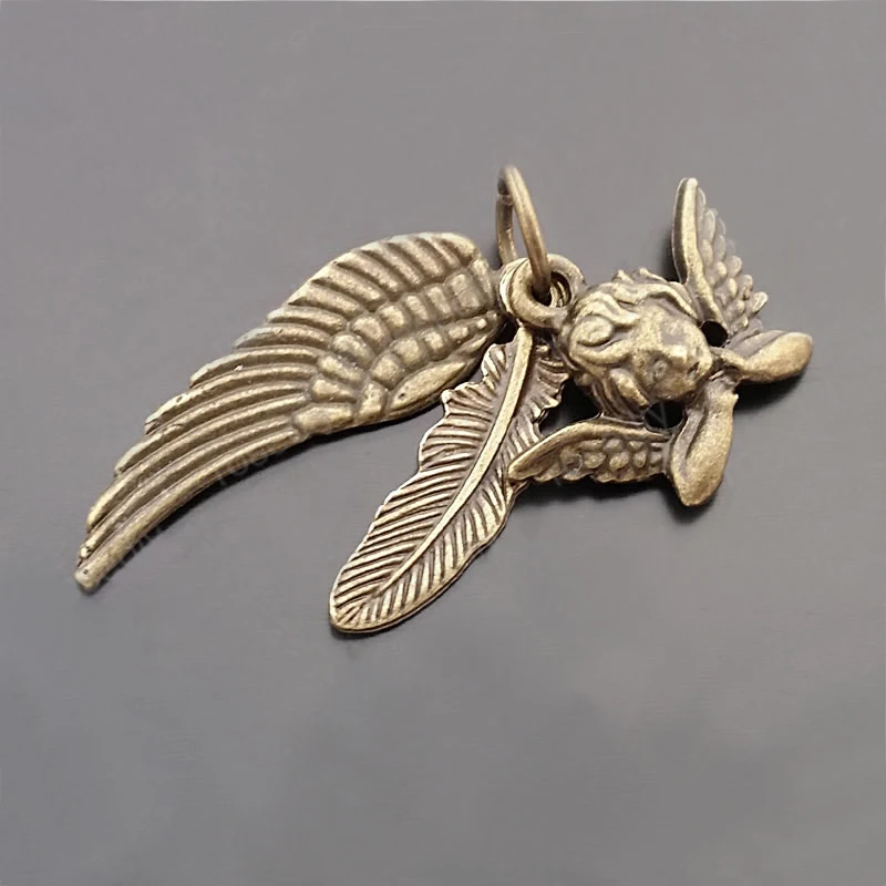 10 комплектов подвески из цинкового сплава с бронзовым покрытием|zinc alloy|charm diycharm wing