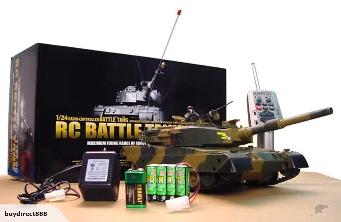 HENG LONG 1/24 боевой танк военного типа 90 с дистанционным управлением | Игрушки и хобби