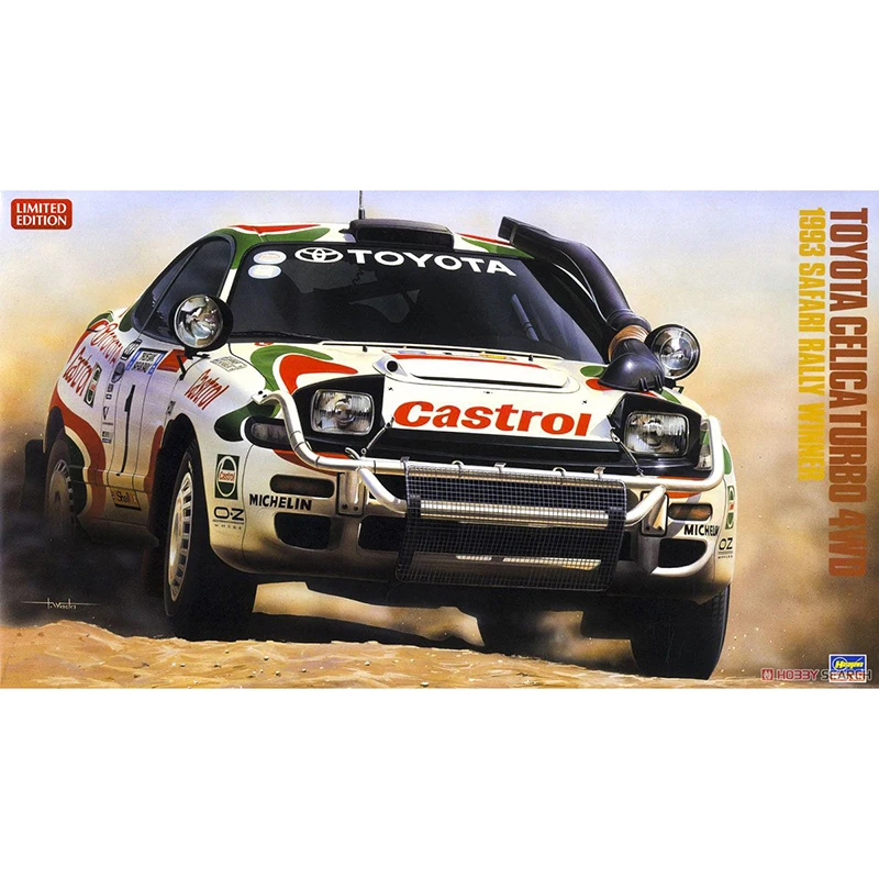 Модель Hasegawa 1/24 TOYOTA CELICA TURBO 4WD (20309 SAFARI RALLY) хобби 1993 | Игрушки и