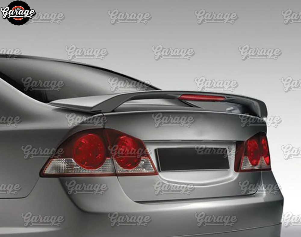 Спойлер с чехлом для стоп-сигнала Honda Civic Sedan 2006-2011 спортивные аксессуары из