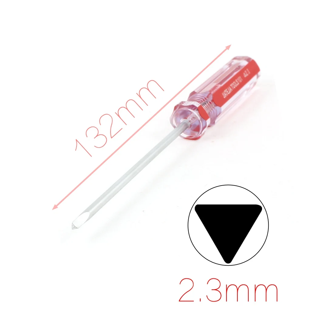 

UXCELL Nonslip Plastic Handle 2.3Mm Magnetic Tip Triangle Head Screwdriver