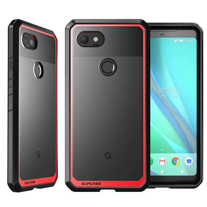 Для Google Pixel 2 XL чехол( выпуск) SUP чехол UB серии премиум гибридный TPU бампер+ PC Прозрачный задний Чехол защитный чехол