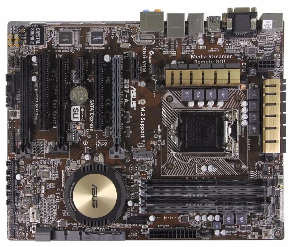 Socket LGA 1150 для ASUS оригинальная б/у настольная плата Intel Z97 DDR3 USB3.0 SATA3 A|Материнские