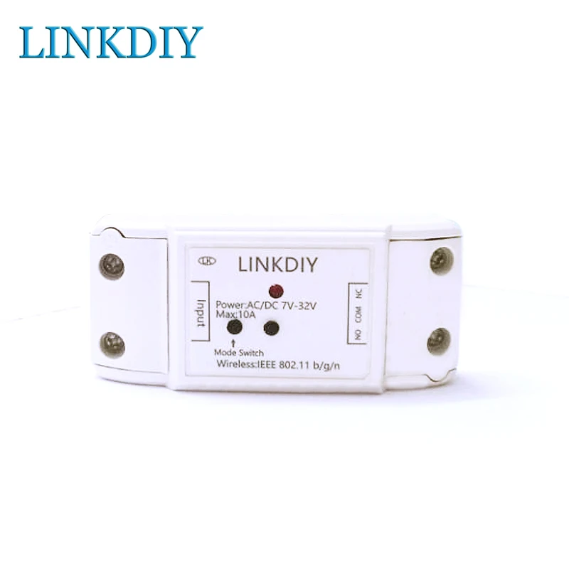linkdiy wifi smart switch 1 Channel Self-locking Wireless Relay Module for home Automation dc 7v 12v 24v 32v 10A | Электроника