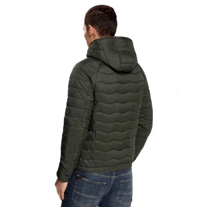 oodji Куртка стеганая с капюшоном 1L112024M 25278N 25278N|jackets for men|men jacketjacket men |