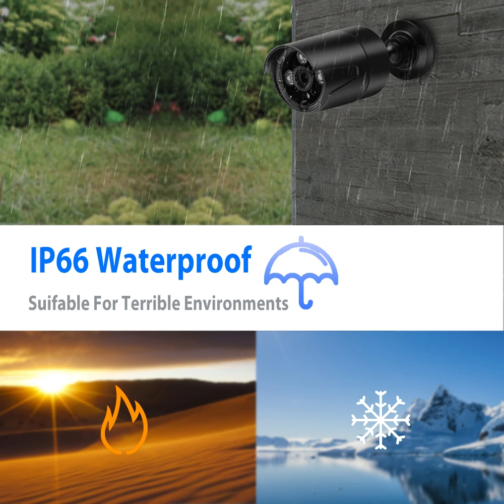 BFMore 5.0MP H.265 IP камера наружная внутри помещений CCTV безопасности Камера s