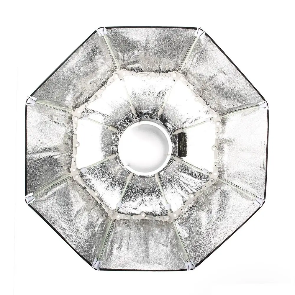 

EACHSHOT 27.5" 70CM Foldable Portable Folding Beauty Dish Silver With Bowens Mount Umbrella Softbox