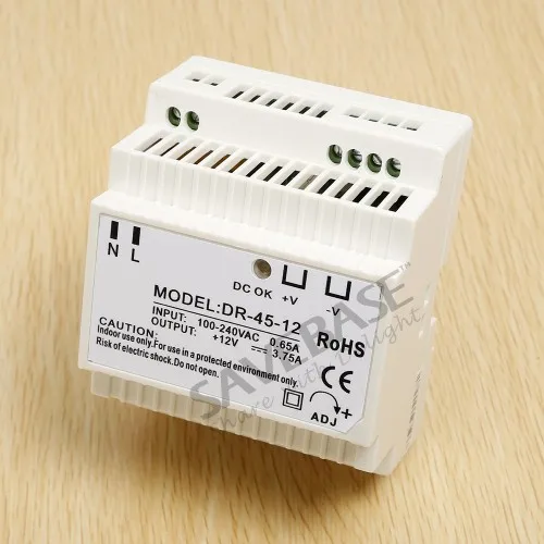 Источник питания Din 45W 12V для видеодомофона и системы контроля доступа|Аксессуары