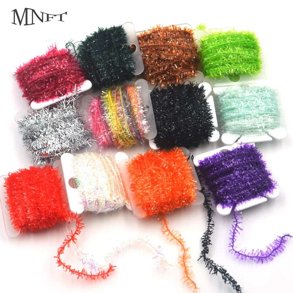 Шенилловые наживки MNFT 6 цветов 60 м/лот|lures fly|fly materialtinsel chenille |
