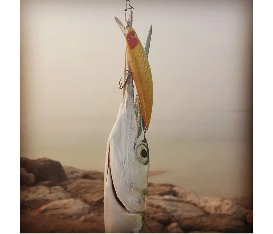 WALK FISH, 105 мм, 15,9 г, профессиональные воблеры, тонущие приманки Minnow, глубина 1-3 м, приманка для ловли окуня, щуки, искусственные приманки, снасти