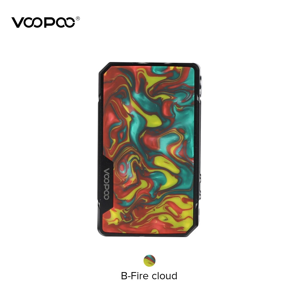 B-Fire Cloud 177 Вт VOOPOO DRAG 2 Коробка мод Vape питание от Двойной 18650 батареи для 510 нить атомайзер электронная сигарета - Цвет: B-Fire Cloud