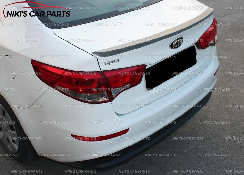 Спойлер для Kia Rio III 2011-2017 из АБС-пластика спортивный стиль Стайлинг автомобиля