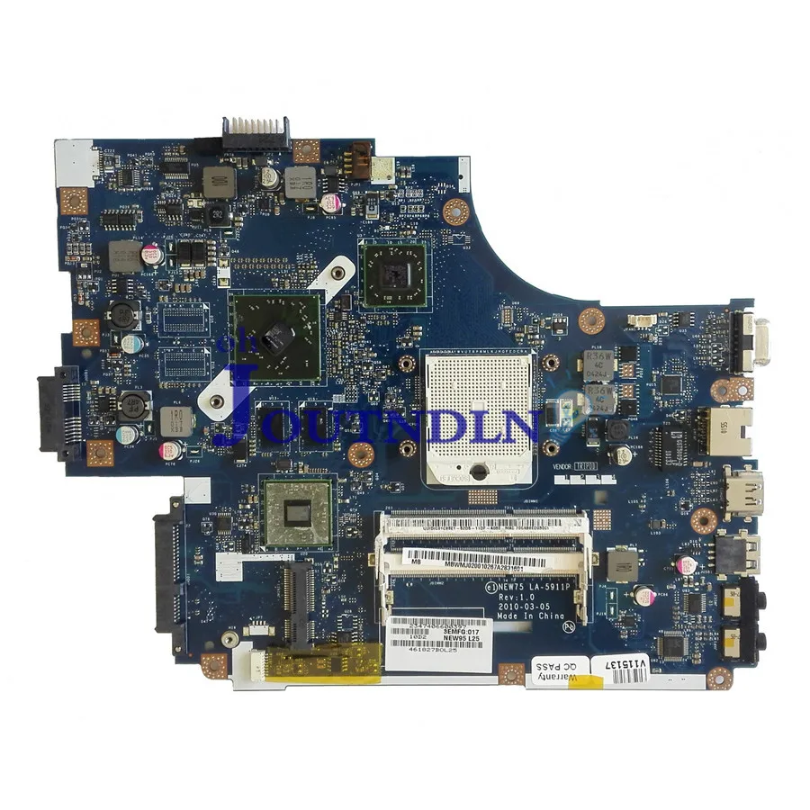 Материнская плата JOUTNDLN для ноутбука ACER aspire 5551G 5552G MBWMJ02001 MB.WMJ02.001 NEW75 LA-5911P DDR3 HD6470M |