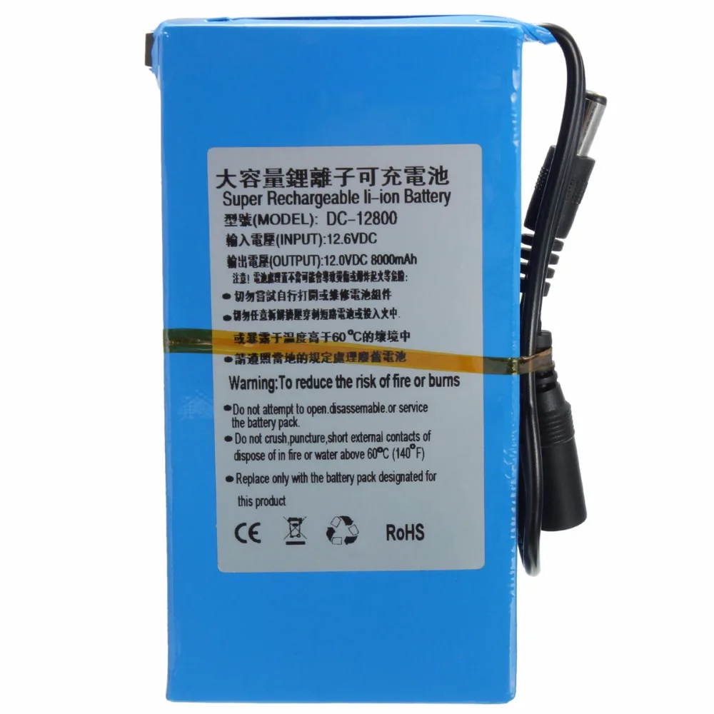 GTF 8000 mAh литий-ионный аккумулятор высокой емкости зарядное устройство