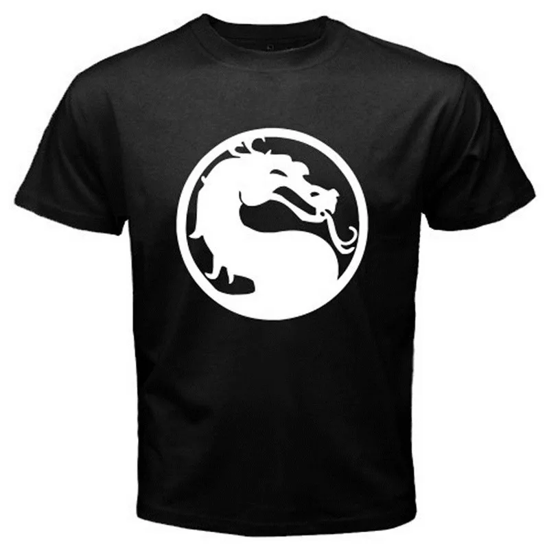 Прохладный Смешные футболки Короткие новые Mortal Kombat Для женщин топ с круглым