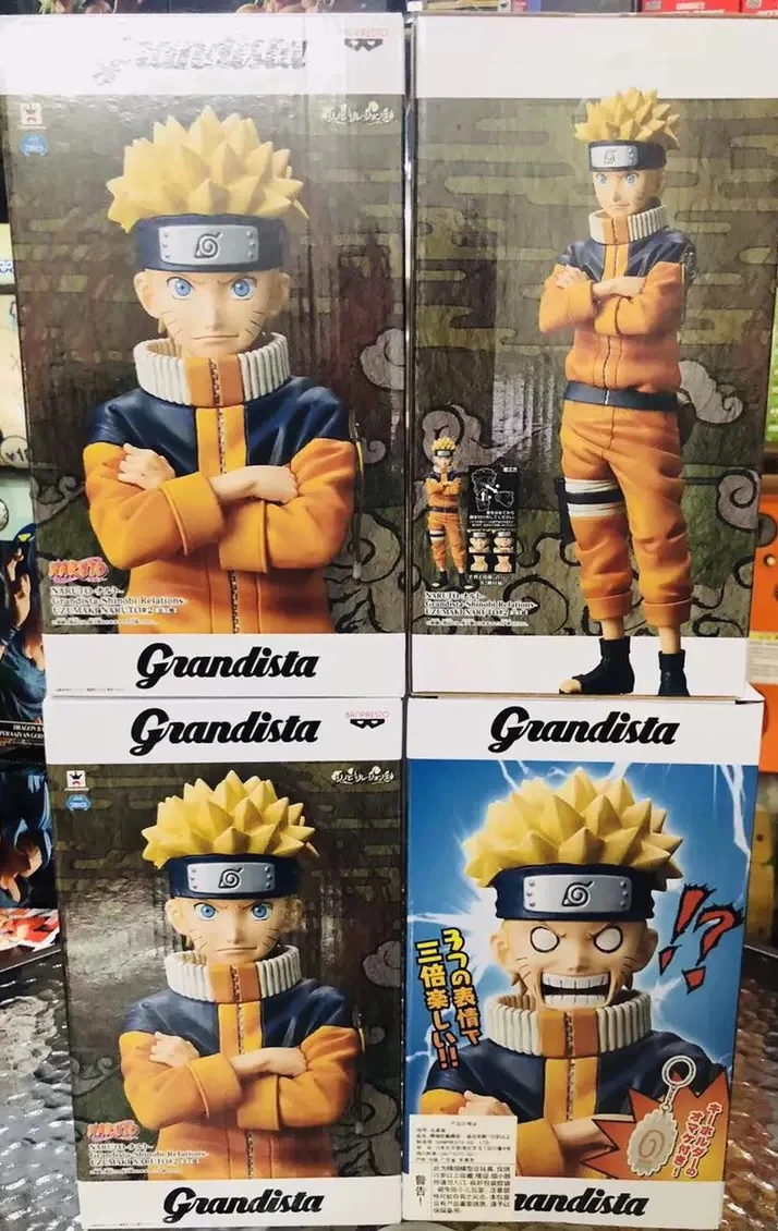 В наличии Banpresto аниме Наруто Grandista рос GROS shinobi отношения Узумаки ПВХ фигурки
