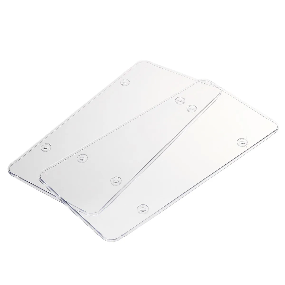 Пара прозрачных наклеек для номерного знака Gary 6 &quotx 12&quot защита тонированных