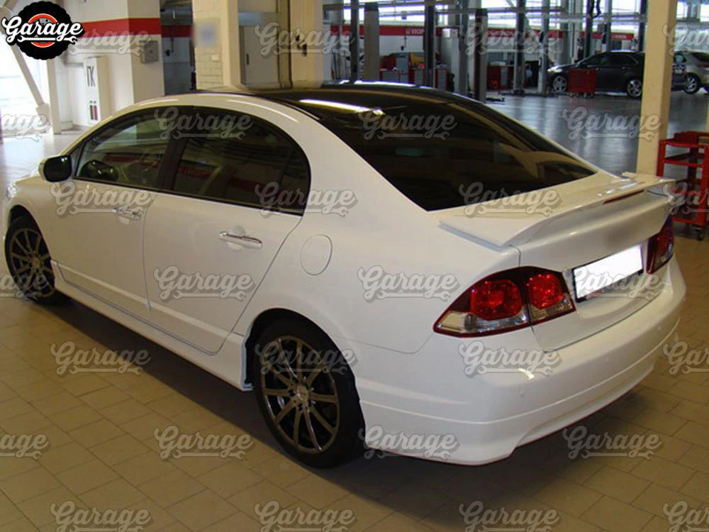Спойлер с чехлом для стоп-сигнала Honda Civic Sedan 2006-2011 спортивные аксессуары из