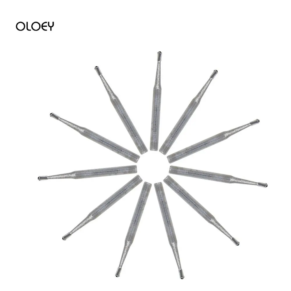 10 Pcs/box Tungsten Steel Dental Carbide Burs Pear Shape FG330 Midwest Type 19mm Dia 0.8mm for High Speed Handpiece | Красота и
