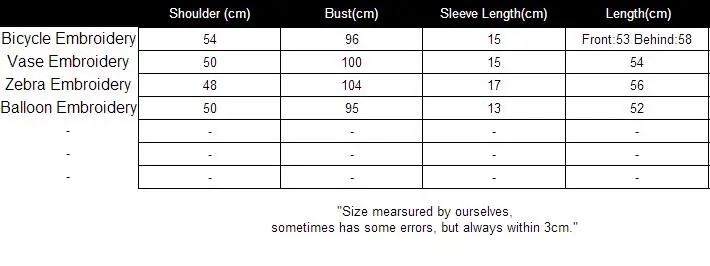 

2018 Summer New T Shirt for Women Embroidery Design Tee Tops Harajuku Short Sleeve Cotton T-Shirt Casual Shirt 10