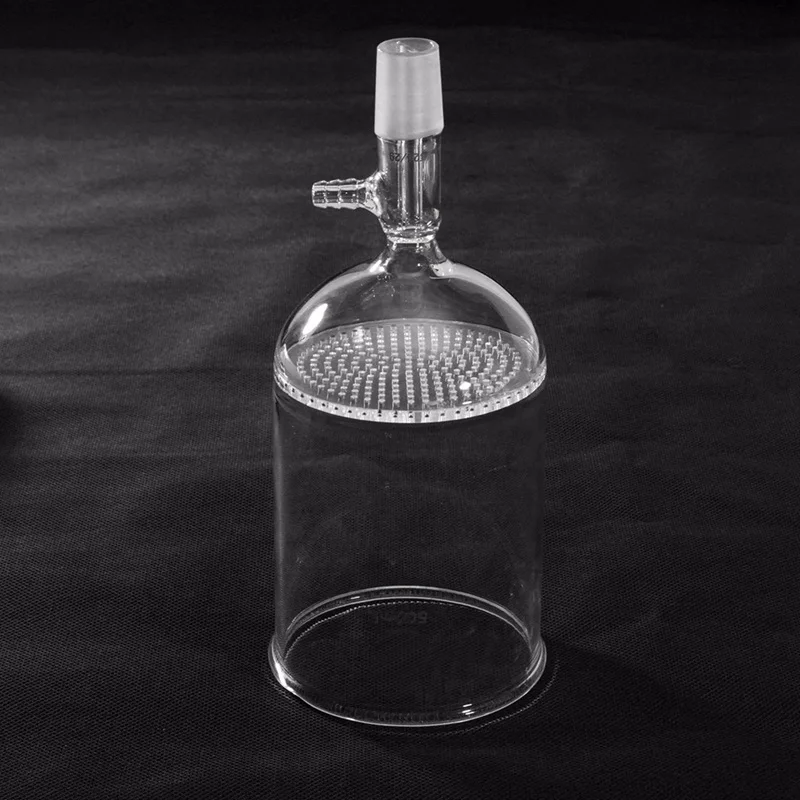 

Kicute Laboratory Borosilicate Glass Funnel Buchner With 80mm Pore Plate 500ml 24/40 Lab Chemistry Equipment School Supply