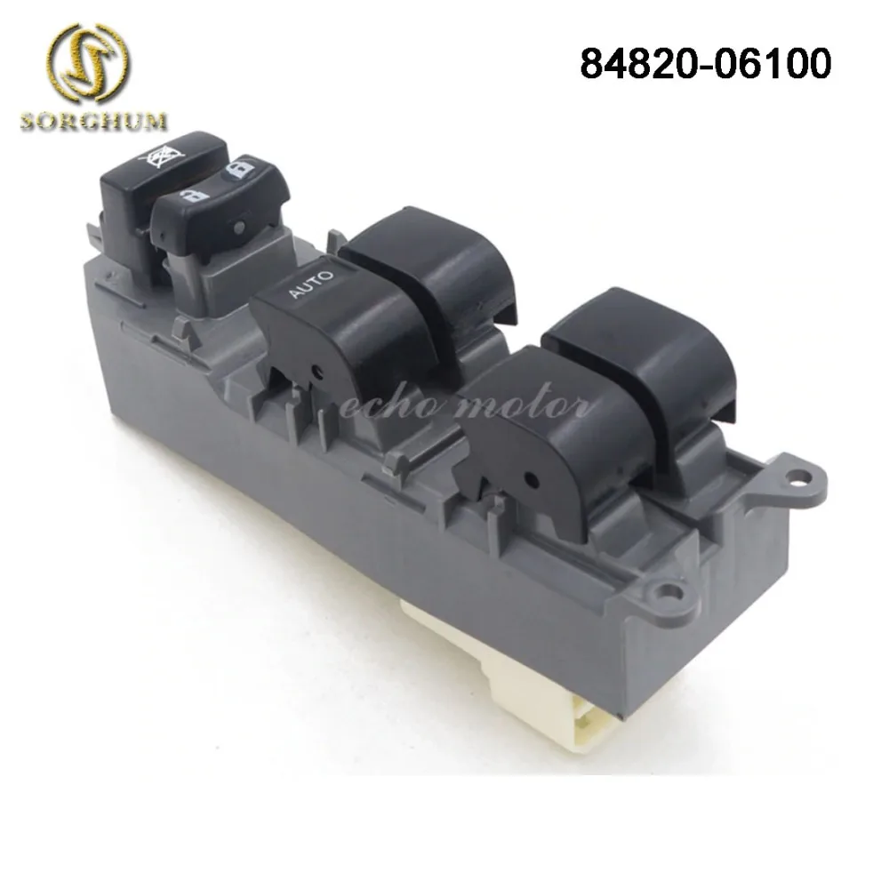 84820-06100 мастер Мощность Левая кнопка включения окно для Toyota RAV4 Camry Corolla Auris Urban Cruiser 84820-06130 84820-02190