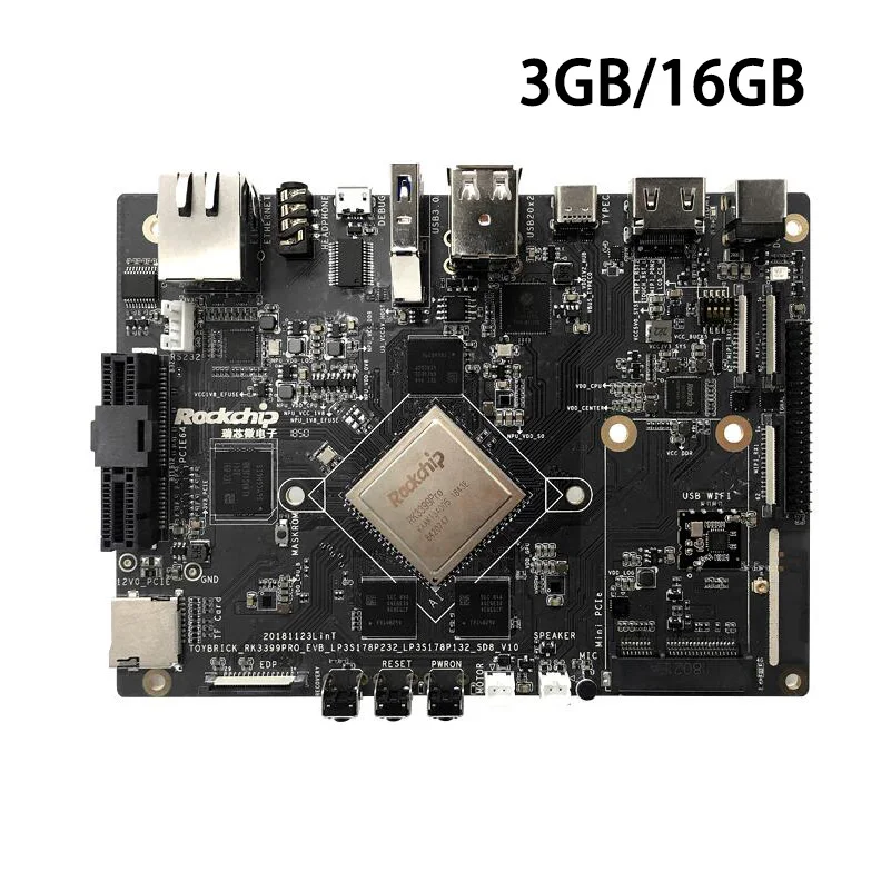 3GB 16GB ShenzhenMaker магазин occhip Toybrick RK3399PRO доска - Цвет: 3GB 16GB
