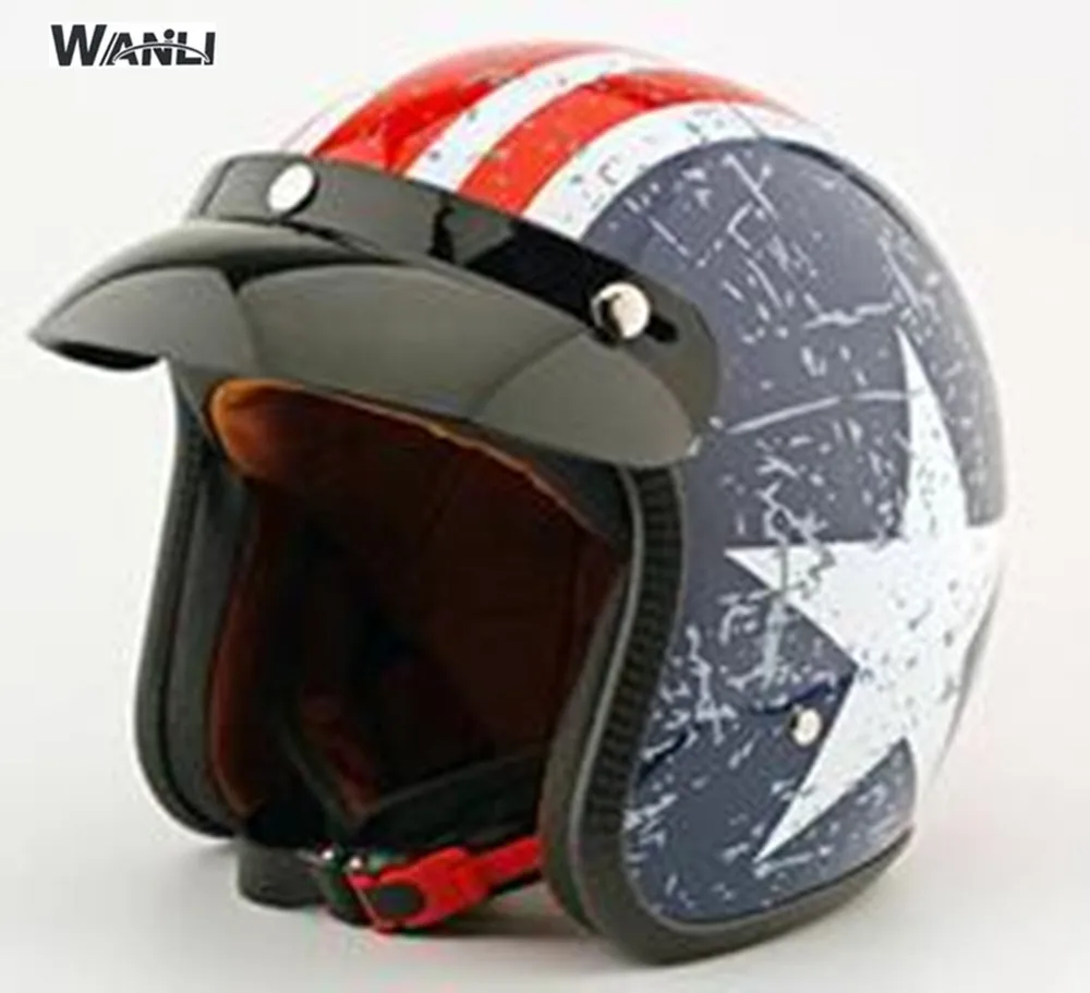 without lens Новинка, мотоциклетный шлем casco capacetes, Ретро стиль, шлем для мотокросса, 3/4, с открытым лицом, для скутера, шлемы S, L, XL, XXL - Цвет: without lens