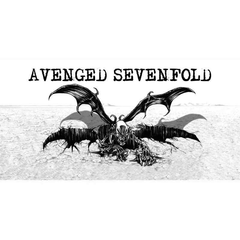 70*140 см Avenged Sevenfold ночной кошмар Пляжное Полотенце бамбуковое волокно Ткань для