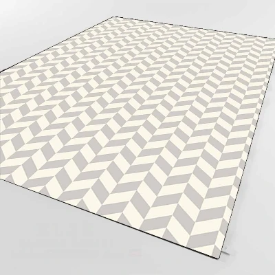 Серая белая оригинальная коробка с геометрическим 3d рисунком нескользящий