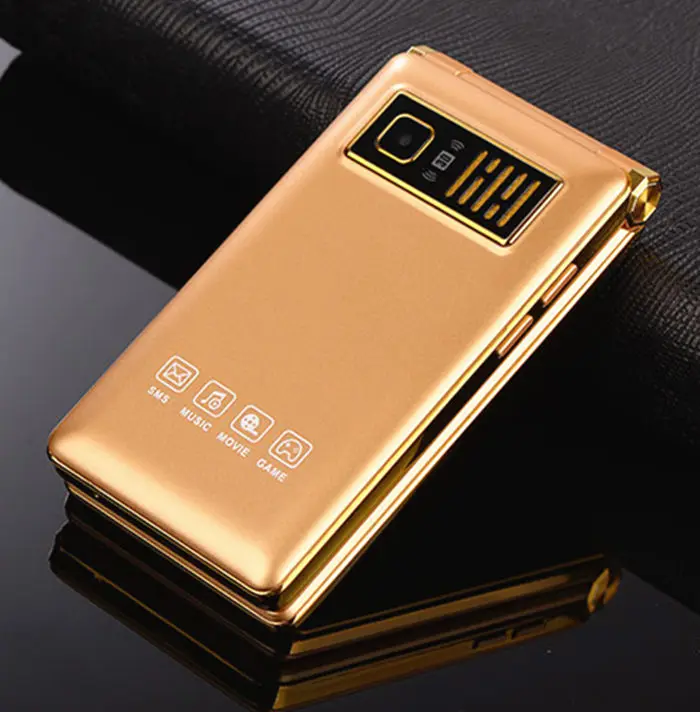 В течение 24 часов флип сенсорный экран двойной экран телефон A15 Dual Sim дешевый мобильный телефон для пожилых людей раскладушка