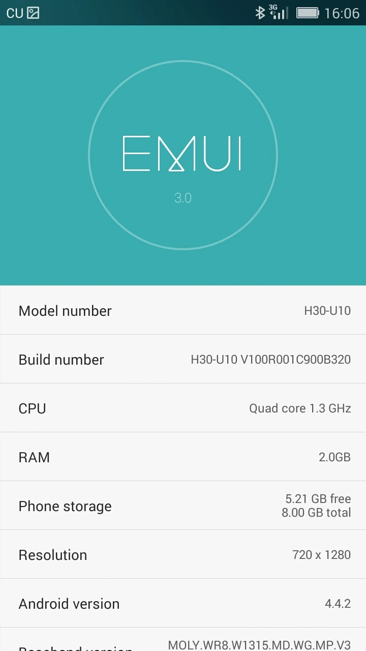 Оригинальная материнская плата 8 ГБ, запасные части EMUI 3,0 для huawei Honor 3C/H30-U10