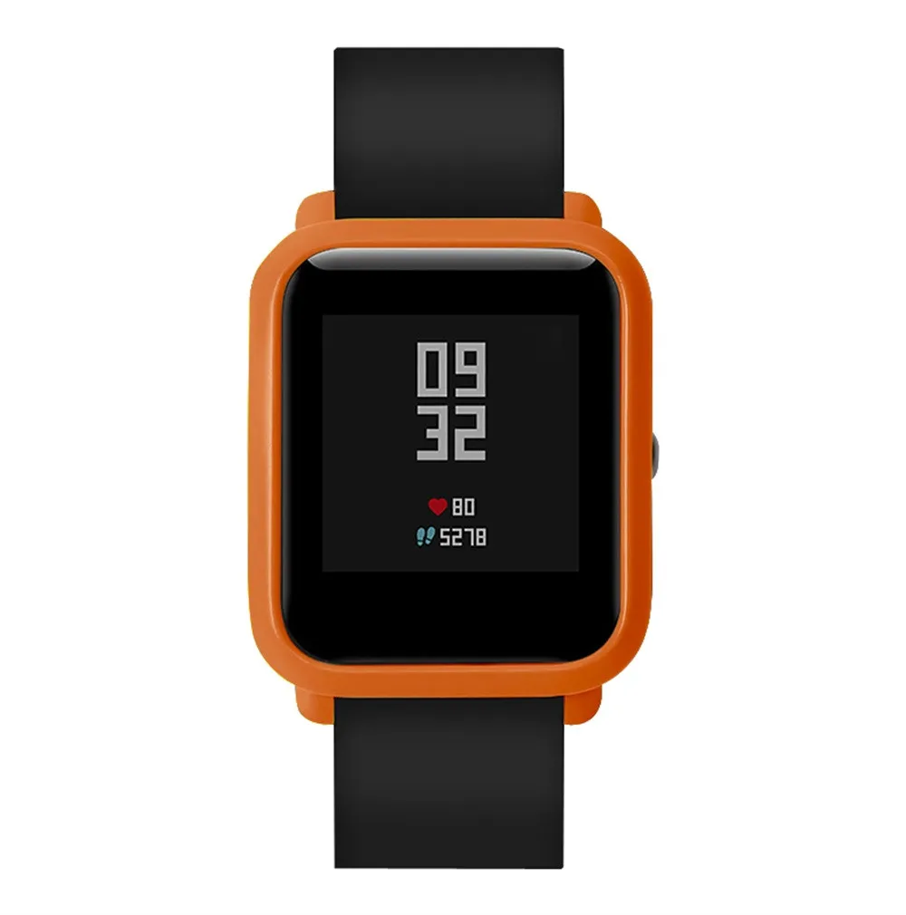 Цветной чехол из поликарбоната защитный для Xiaomi Huami Amazfit Bip Youth Watch защита экрана