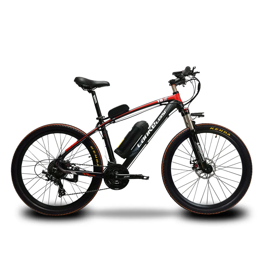 Lankeleisi T8 Электрический велосипед мужские горные e 17X26 дюймов 250 Вт 48 В 10ah 21 скорости