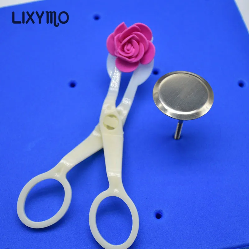 LIXYMO Fondant Icing Cream Flower Lifter Transfer set Move Scissor Clip Sugarcraft Cake Decorating Tool | Дом и сад