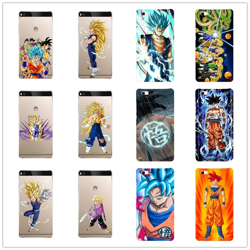 Dragon Ball Z Shell Жесткий Силиконовые сотовый телефон оболочки подходит для Huawei P8 P9 P10.