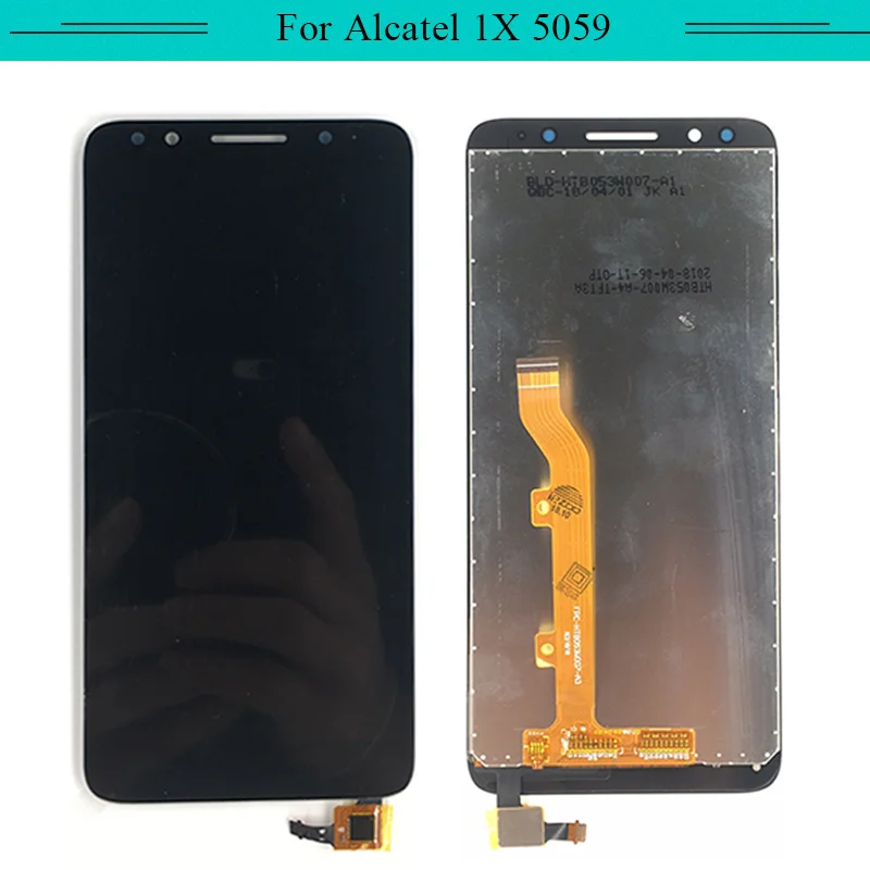 100% протестированный Полный ЖК-дисплей в комплекте для Alcatel 1X 5059A 5059D 5059I 5059Y 5059T 5059J 5