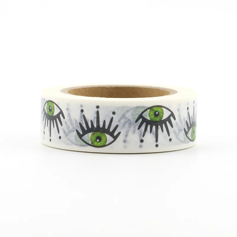 1 шт. клейкая лента Let's Go Travel с зелеными глазами васи DIY Наклейка для скрапбукинга