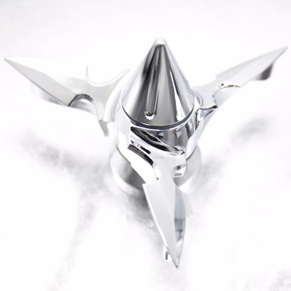 Хромированная крышка гайки передней оси с вращающимся клинком для Harley 2008-2017 Touring Softail Dyna Sportster 883 1200 on.