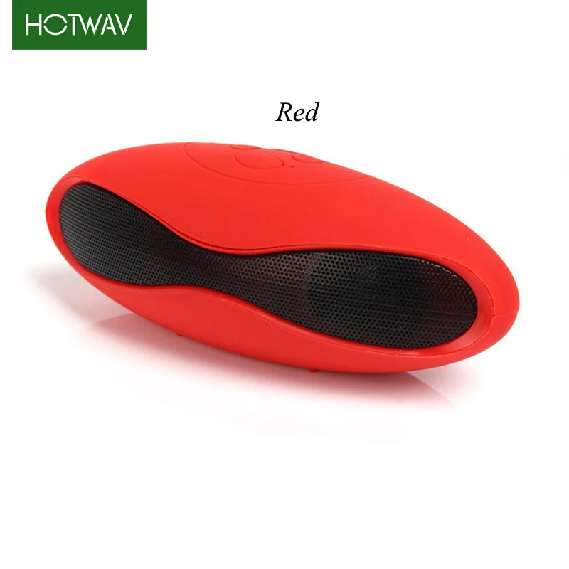Портативный радио динамик Овальный HIFI беспроводной Bluetooth для компьютера TF карта u