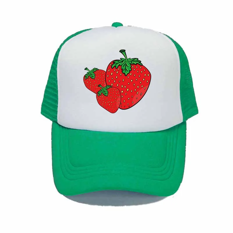 Новое поступление Весна Лето Досуг свежие фрукты Snapback шляпа магазин клубника