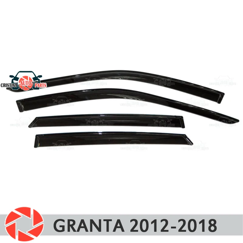 Дефлектор окна для Lada Granta 2012 2018 дефлектор от дождя защита грязи Стайлинг